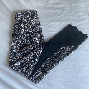 Lululemon Cropped Floral Leggings